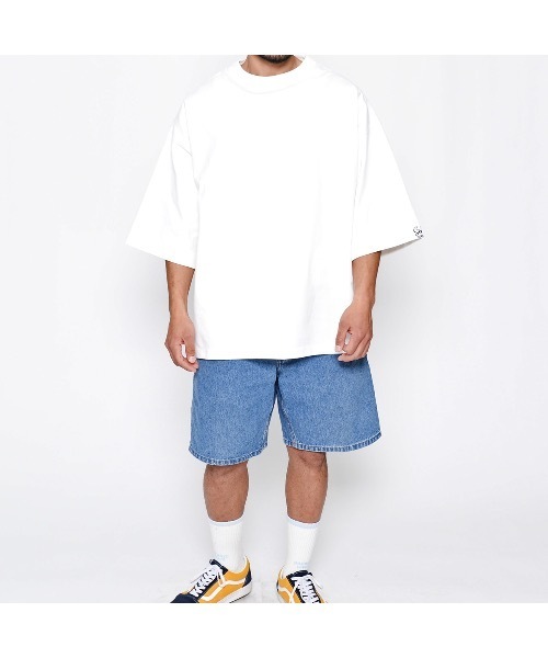 En serio TOKYO（エンソリオトーキョー）の「11.6ウルトラヘビーオンスHeavy Smith Emb Logo SS Tee（Tシャツ/カットソー・メンズ・オフホワイト/グリーン/ネイビー/チャコール・FREE）」の18枚目の写真