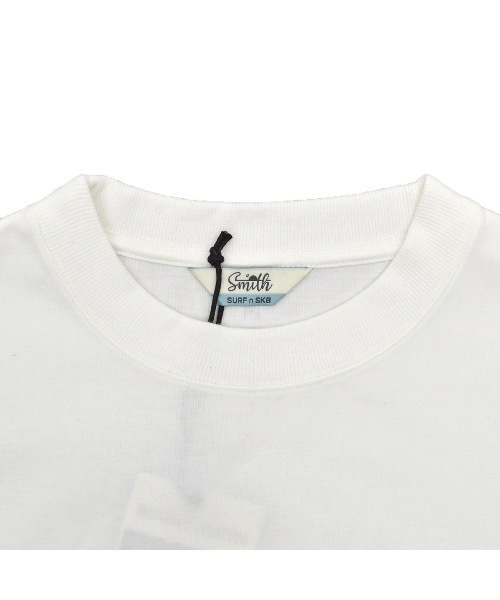 En serio TOKYO（エンソリオトーキョー）の「11.6ウルトラヘビーオンスHeavy Smith Emb Logo SS Tee（Tシャツ/カットソー・メンズ・オフホワイト/グリーン/ネイビー/チャコール・FREE）」の9枚目の写真