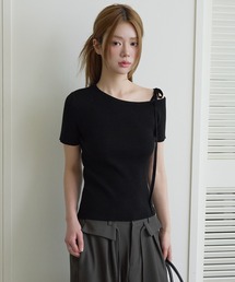 ワンショルダートップス」に該当するレディースのニット/セーター