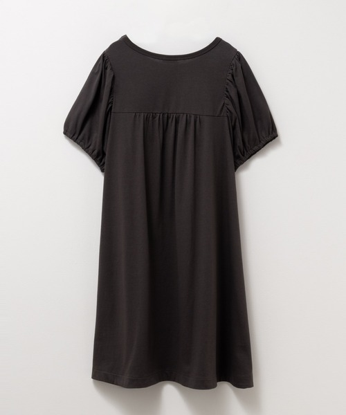 NAVY(ネイビー)の「NAVY 冷感 ギャザーワンピース(Tシャツ/カットソー・キッズ・ピンク/ブルー系その他/チャコールグレー・120/130/140/150/160)」の4枚目の写真