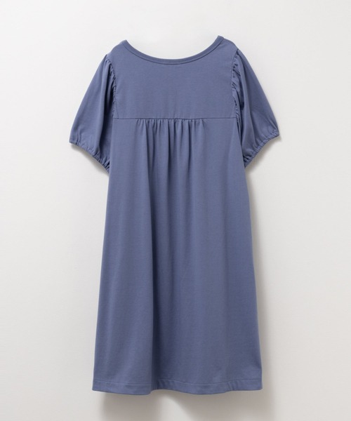NAVY(ネイビー)の「NAVY 冷感 ギャザーワンピース(Tシャツ/カットソー・キッズ・ピンク/ブルー系その他/チャコールグレー・120/130/140/150/160)」の6枚目の写真