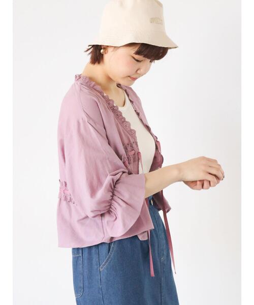 ehka sopo(エヘカソポ)の「リボンレースブラウス(シャツ/ブラウス・レディース・キナリ/ピンク/オフホワイト・F)」の16枚目の写真
