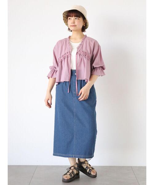 ehka sopo(エヘカソポ)の「リボンレースブラウス(シャツ/ブラウス・レディース・キナリ/ピンク/オフホワイト・F)」の18枚目の写真
