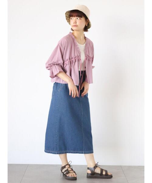 ehka sopo(エヘカソポ)の「リボンレースブラウス(シャツ/ブラウス・レディース・キナリ/ピンク/オフホワイト・F)」の19枚目の写真