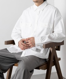 MAISON CLUB | 【MAISON CLUB】U.S.NAVY Big Shirt ビッグワークシャツ　/MILITARY　ミリタリー(シャツ/ブラウス)