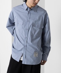 【MAISON CLUB】U.S.NAVY Big Shirt ビッグワークシャツ /MILITARY ミリタリー