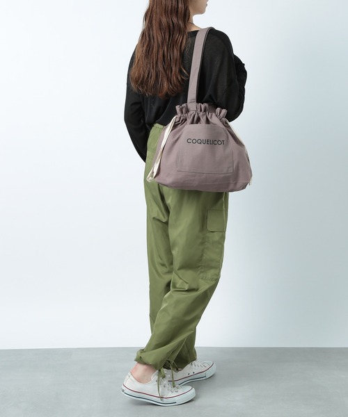 セール】【SETUP7】コットンドローストリングバッグ YMX