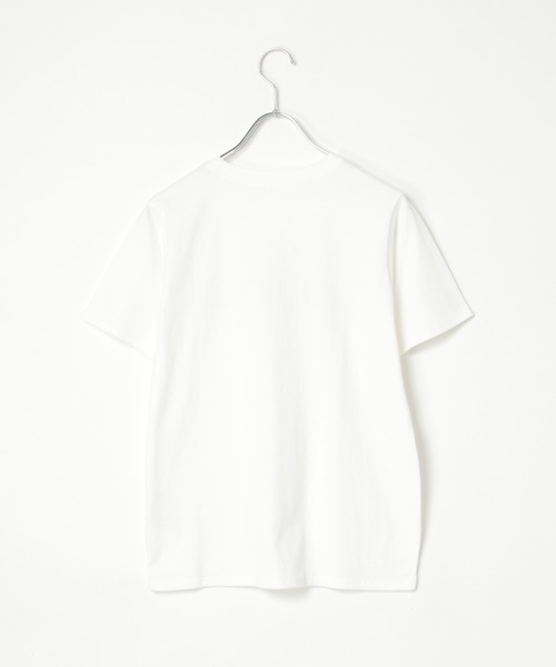 notch.(ノッチ)の「パール&ロゴプリントTシャツ(Tシャツ/カットソー・レディース・オフホワイト/ブラック・M)」の12枚目の写真