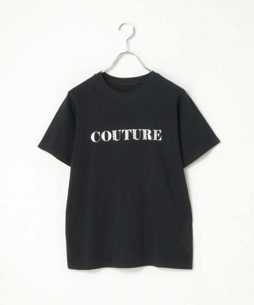 notch.(ノッチ)の「パール&ロゴプリントTシャツ(Tシャツ/カットソー・レディース・オフホワイト/ブラック・M)」の19枚目の写真