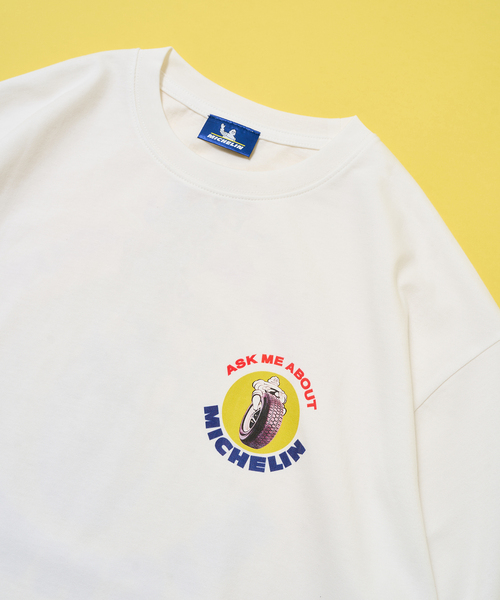 417 EDIFICE(フォーワンセブンエディフィス)の「MICHELIN Tシャツ2(Tシャツ/カットソー・メンズ・ホワイト・X-LARGE/LARGE/MEDIUM)」の9枚目の写真