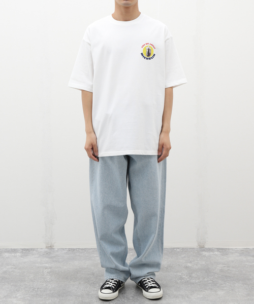 417 EDIFICE(フォーワンセブンエディフィス)の「MICHELIN Tシャツ2(Tシャツ/カットソー・メンズ・ホワイト・X-LARGE/LARGE/MEDIUM)」の2枚目の写真