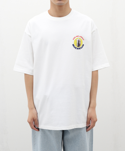 417 EDIFICE(フォーワンセブンエディフィス)の「MICHELIN Tシャツ2(Tシャツ/カットソー・メンズ・ホワイト・X-LARGE/LARGE/MEDIUM)」の3枚目の写真