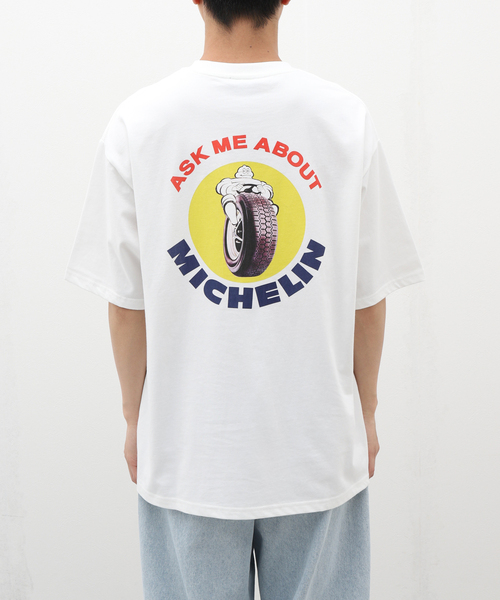 417 EDIFICE(フォーワンセブンエディフィス)の「MICHELIN Tシャツ2(Tシャツ/カットソー・メンズ・ホワイト・X-LARGE/LARGE/MEDIUM)」の5枚目の写真