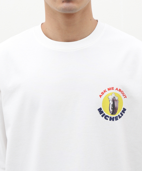 417 EDIFICE(フォーワンセブンエディフィス)の「MICHELIN Tシャツ2(Tシャツ/カットソー・メンズ・ホワイト・X-LARGE/LARGE/MEDIUM)」の6枚目の写真