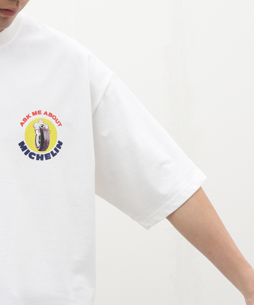 417 EDIFICE(フォーワンセブンエディフィス)の「MICHELIN Tシャツ2(Tシャツ/カットソー・メンズ・ホワイト・X-LARGE/LARGE/MEDIUM)」の15枚目の写真
