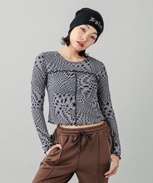 X-girl | DISTORTED STARS COMAPCT TOP(Tシャツ/カットソー)