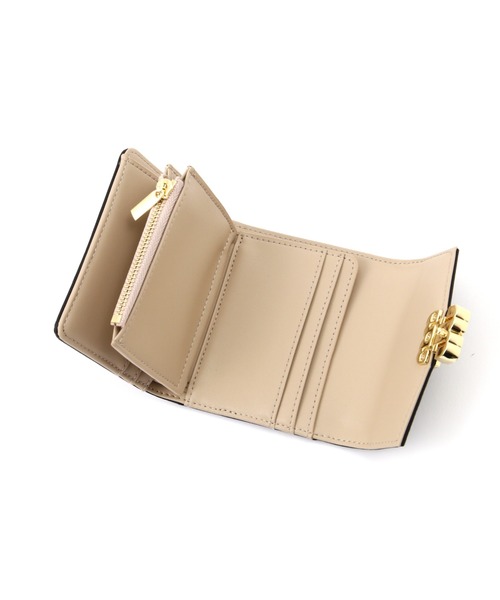 JILL by JILL STUART(ジルバイジルスチュアート)の「◇Link Jシリーズ ミニ財布(財布・レディース・ピンクベージュ/ブラック/ライトブルー・FREE)」の12枚目の写真