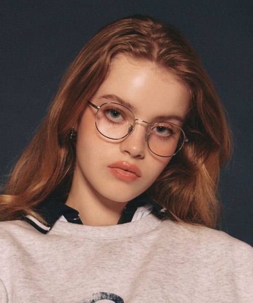 FOREVER 21（フォーエバー トゥエンティーワン）の「メタルフレームメガネ（メガネ・レディース・シルバー/グレー・FREE）」の2枚目の写真