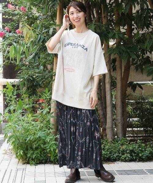 チチカカ（チチカカ）の「メヒコアート刺繍ミニ裏毛プルオーバー（Tシャツ/カットソー・レディース・ネイビー/ベージュ/グレー・FREE）」の10枚目の写真