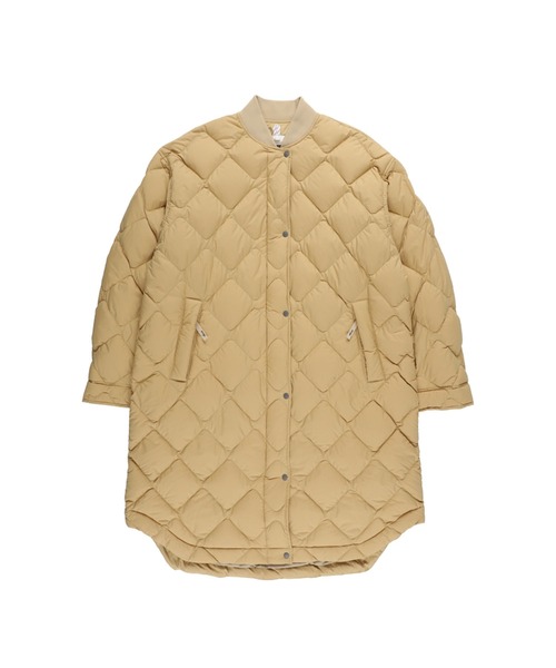 RIB COLLAR QUILTED DOWN COAT W(WOMEN)/リブカラーキルティッド ダウンコート (ウィメンズ)