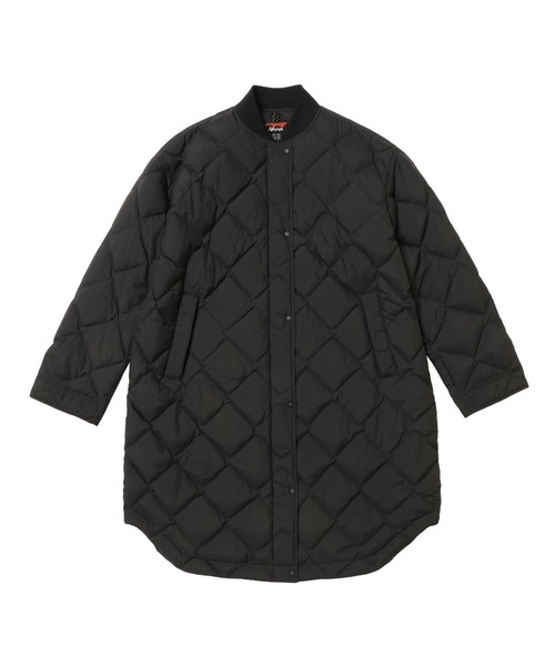 NANGA(ナンガ)の「RIB COLLAR QUILTED DOWN COAT W(WOMEN)/リブカラーキルティッド ダウンコート (ウィメンズ)(ダウンジャケット/コート・レディース・ブラック/アイボリー/モカ/ベージュ・XL/S/M/L)」の3枚目の写真