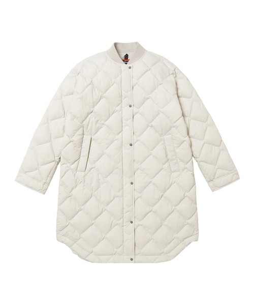 RIB COLLAR QUILTED DOWN COAT W(WOMEN)/リブカラーキルティッド