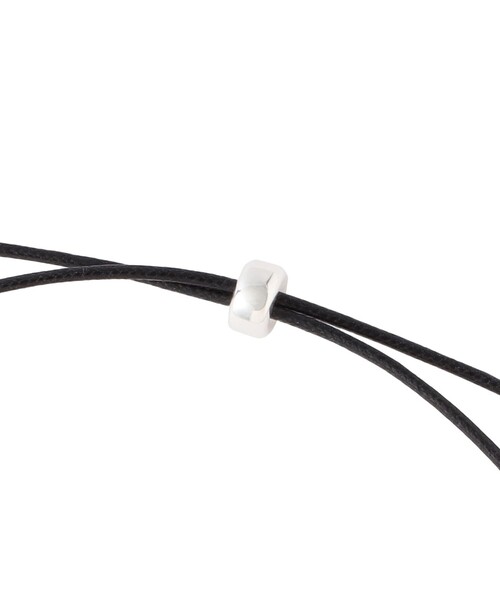 LOVELESS（ラブレス）の「シルバーコンビコードネックレス（ネックレス・レディース・ブラック・FREE）」の6枚目の写真