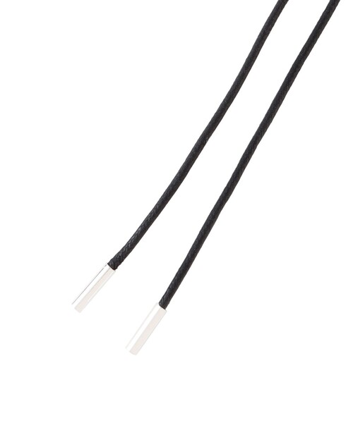 LOVELESS（ラブレス）の「シルバーコンビコードネックレス（ネックレス・レディース・ブラック・FREE）」の7枚目の写真