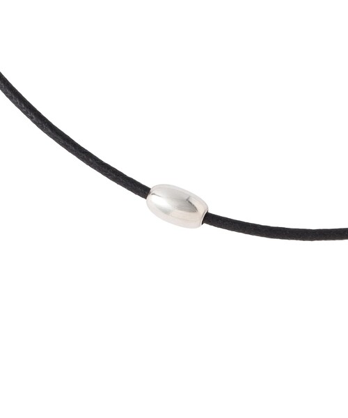 LOVELESS（ラブレス）の「シルバーコンビコードネックレス（ネックレス・レディース・ブラック・FREE）」の8枚目の写真