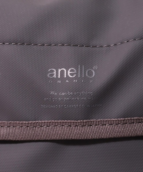anello(アネロ)の「(LF)【anello】【全天候型】ミニ メッセンジャーバッグ(ショルダーバッグ・レディース・グレー/ブラック・ONE SIZE)」の10枚目の写真