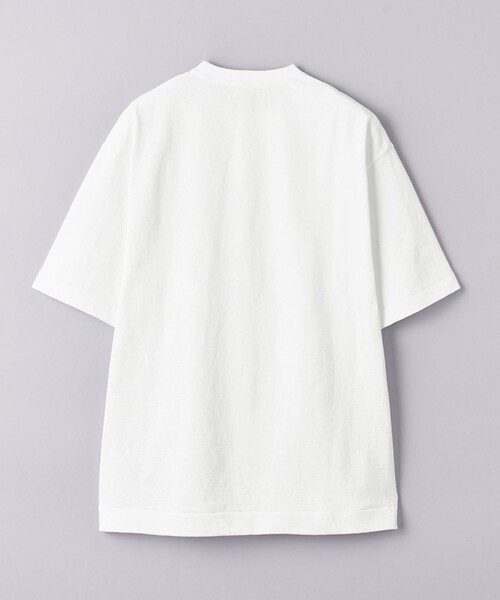 UNITED ARROWS（ユナイテッドアローズ）の「天竺  Tシャツ 「SLOW &　」（Tシャツ/カットソー・メンズ・ホワイト/ライム/ダークグレー・S/M/L）」の4枚目の写真