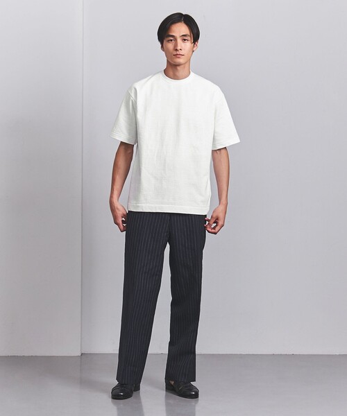 UNITED ARROWS（ユナイテッドアローズ）の「天竺  Tシャツ 「SLOW &　」（Tシャツ/カットソー・メンズ・ホワイト/ライム/ダークグレー・S/M/L）」の15枚目の写真