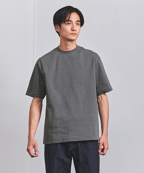 UNITED ARROWS（ユナイテッドアローズ）の「天竺  Tシャツ 「SLOW &　」（Tシャツ/カットソー・メンズ・ホワイト/ライム/ダークグレー・S/M/L）」の17枚目の写真