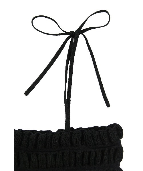 ALEXIA STAM（アリシアスタン）の「Shirring Knit Camisole /シャーリングニットキャミソール（キャミソール・レディース・ホワイト/ブラック/ブルー・FREE）」の17枚目の写真