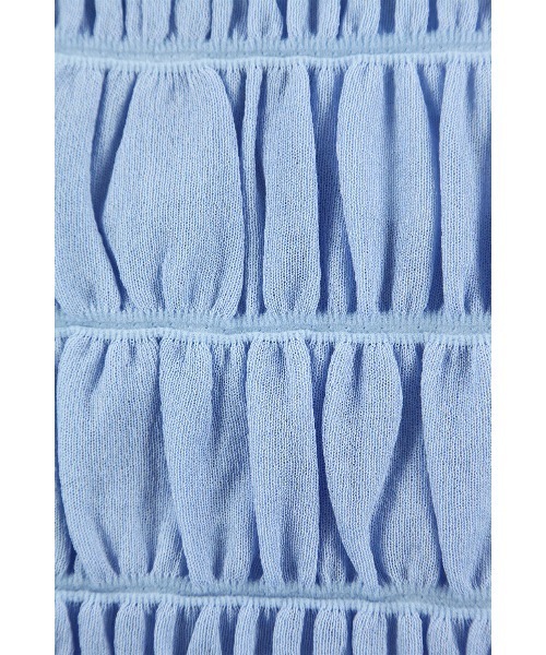 ALEXIA STAM（アリシアスタン）の「Shirring Knit Camisole /シャーリングニットキャミソール（キャミソール・レディース・ホワイト/ブラック/ブルー・FREE）」の14枚目の写真