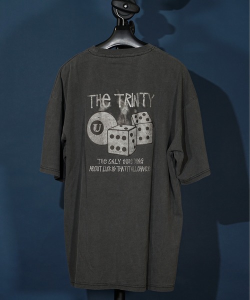 unrelaxing(アンリラクシング)の「ヴィンテージライク 古着風 綿100%ピグメント加工TプリントTシャツ(Tシャツ/カットソー・メンズ・その他18/その他27/その他28/その他12/その他10・MEDIUM/LARGE/X-LARGE)」の1枚目の写真