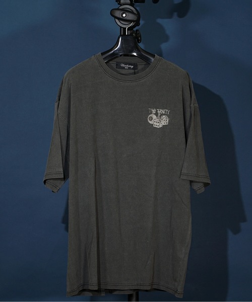 unrelaxing(アンリラクシング)の「ヴィンテージライク 古着風 綿100%ピグメント加工TプリントTシャツ(Tシャツ/カットソー・メンズ・その他18/その他27/その他28/その他12/その他10・MEDIUM/LARGE/X-LARGE)」の6枚目の写真