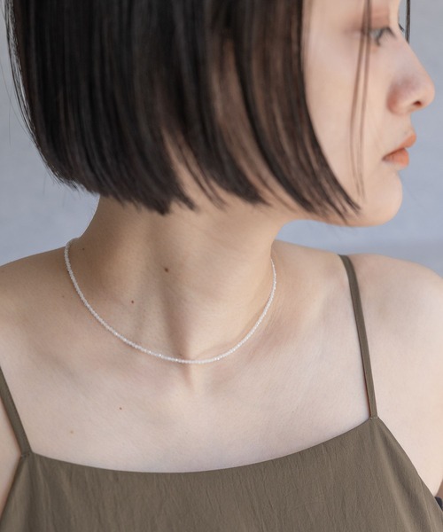 silver925 キラキラビーズのネックレス◝✩ ≪追加5≫【WEB限定】キラキラビーズネックレス（ネックレス