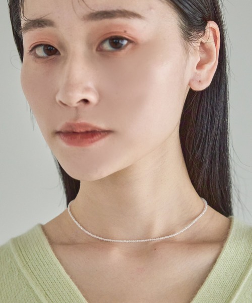 silver925 キラキラビーズのネックレス◝✩ ≪追加5≫【WEB限定】キラキラビーズネックレス（ネックレス）｜A part