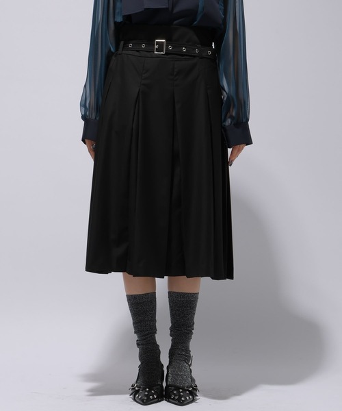 HARE（ハレ）の「ミディプリーツスカート(HARE)（スカート・レディース・ブラック/グレー・FREE）」の21枚目の写真