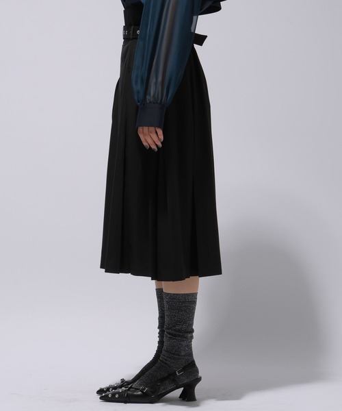 HARE（ハレ）の「ミディプリーツスカート(HARE)（スカート・レディース・ブラック/グレー・FREE）」の19枚目の写真