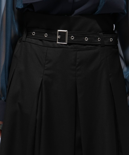 HARE（ハレ）の「ミディプリーツスカート(HARE)（スカート・レディース・ブラック/グレー・FREE）」の17枚目の写真
