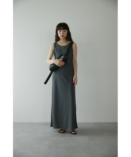 DRWCYS（ドロシーズ）の「レイヤードシアーリブワンピース（ワンピース・レディース・グレー/ホワイト・FREE）」の17枚目の写真