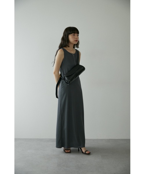 DRWCYS（ドロシーズ）の「レイヤードシアーリブワンピース（ワンピース・レディース・グレー/ホワイト・FREE）」の19枚目の写真