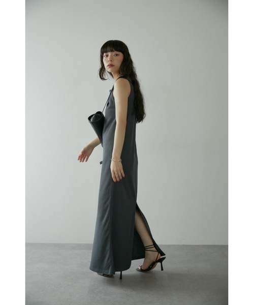 DRWCYS（ドロシーズ）の「レイヤードシアーリブワンピース（ワンピース・レディース・グレー/ホワイト・FREE）」の21枚目の写真