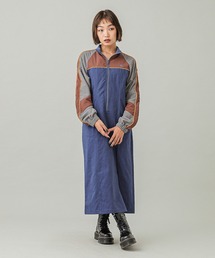 X-girl | PANELED TRACK DRESS(ワンピース)