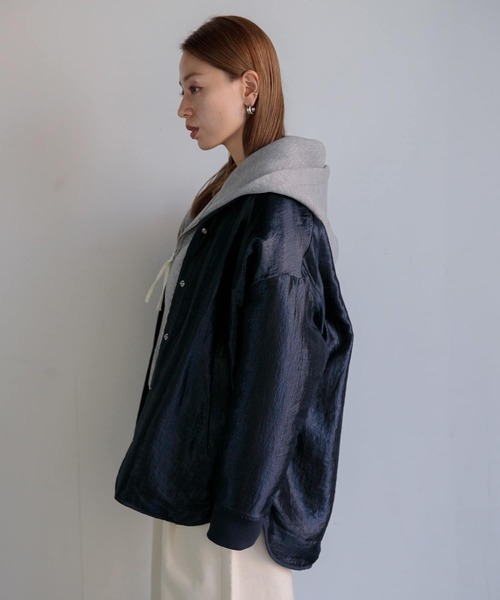 アーバンリサーチ　リバーシブル　2way キルト　ブルゾン　ネイビー　タグあり URBAN RESEARCH Sonny Label（アーバンリサーチサニーレーベル