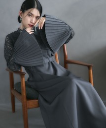HARE | 【OCCASION SERIES LADIES】ソデプリーツレースワンピース(ドレス)