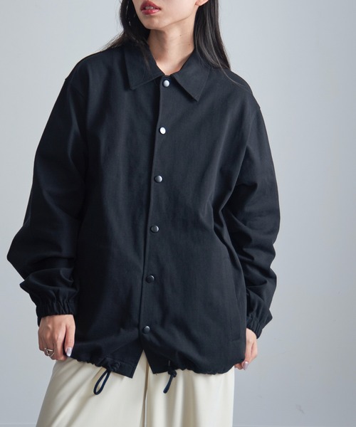 【セール】【SETUP7_U】cotton jersey coach jacket / コットン ジャージー コーチジャケット 一重（その他アウター）｜SETUP7（セットアップセブン）