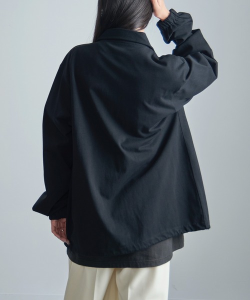 【セール】【SETUP7_U】cotton jersey coach jacket / コットン ジャージー コーチジャケット 一重（その他アウター）｜SETUP7（セットアップセブン）